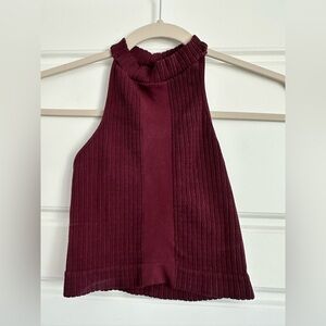 Free People Intimately Burgundy Women's Top Size M/L